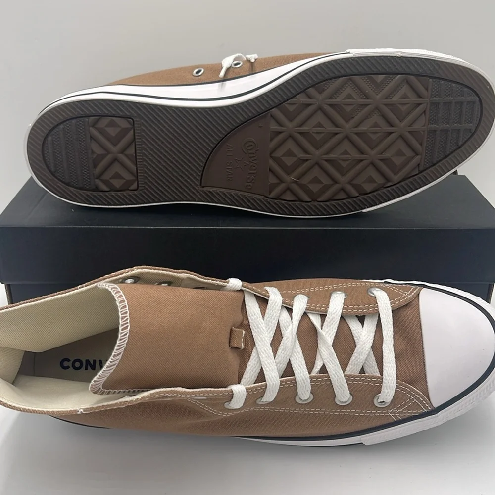 Converse Men’s All Star High Top Sneakers Chuck Taylor All Star High 'Hot Tea' - Picture 4 of 16